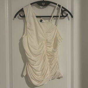 Ruched tank top (never worn)